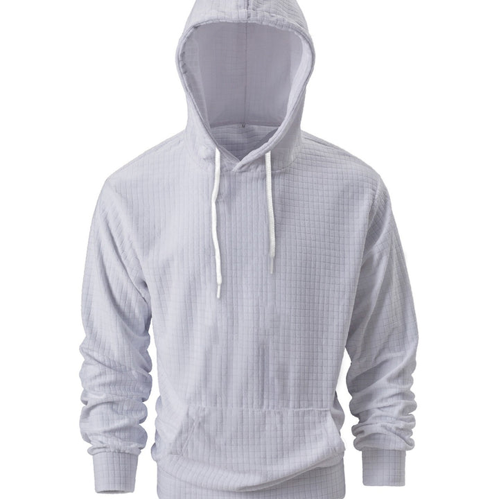 Men's casual hoodie with a fine texture design Lune London