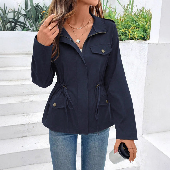 Women Urban Utility Jacket with Adjustable Belt Lune London