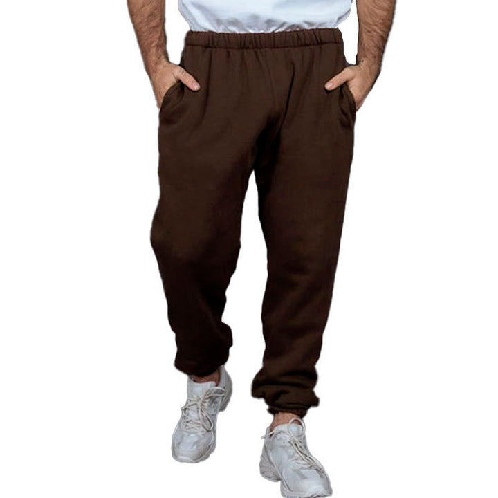 Men's sporty casual pants with elastic waistband and practical side pockets Chic & Stil
