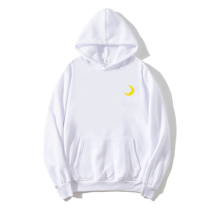 Women's hoodie with cute moon motif Chic & Stil