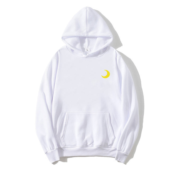 Women's hoodie with cute moon motif Chic & Stil