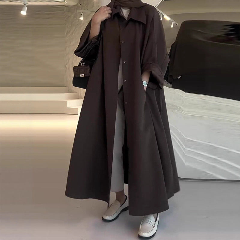 Trendy shirt dress for women with long sleeves and elegant cut Lune London