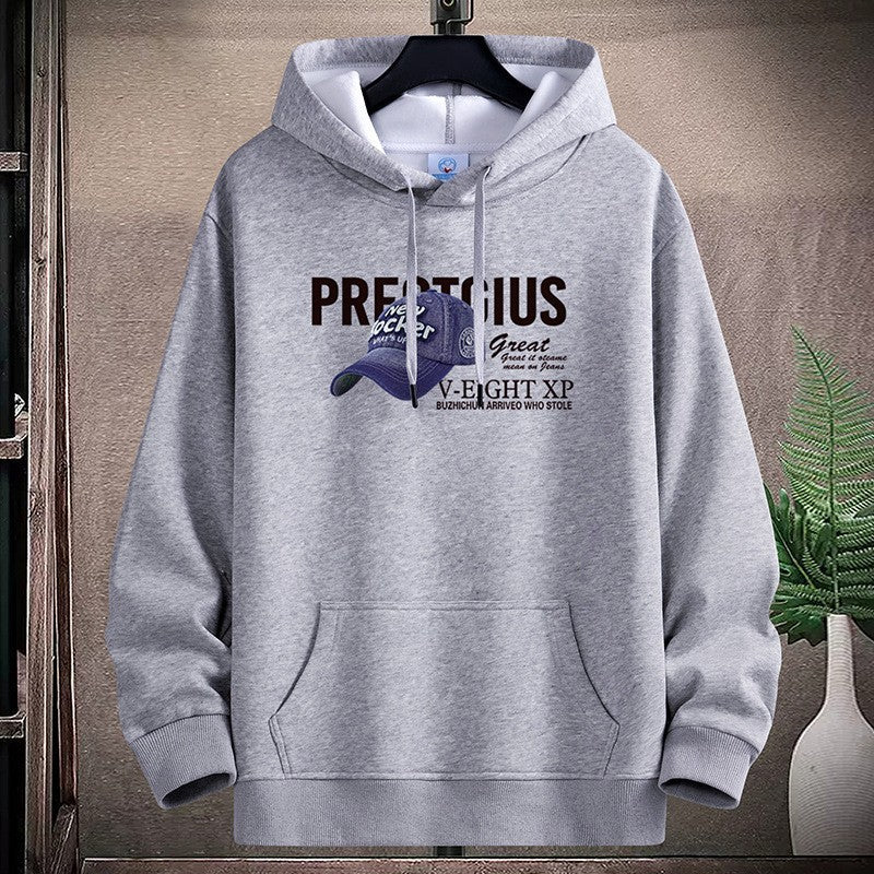 Women's Hooded Sweatshirt with Creative Graphic Design and Practical Kangaroo Pockets Chic & Stil