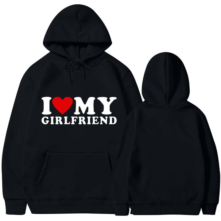 Women's casual hoodie with heart graphic Chic & Stil