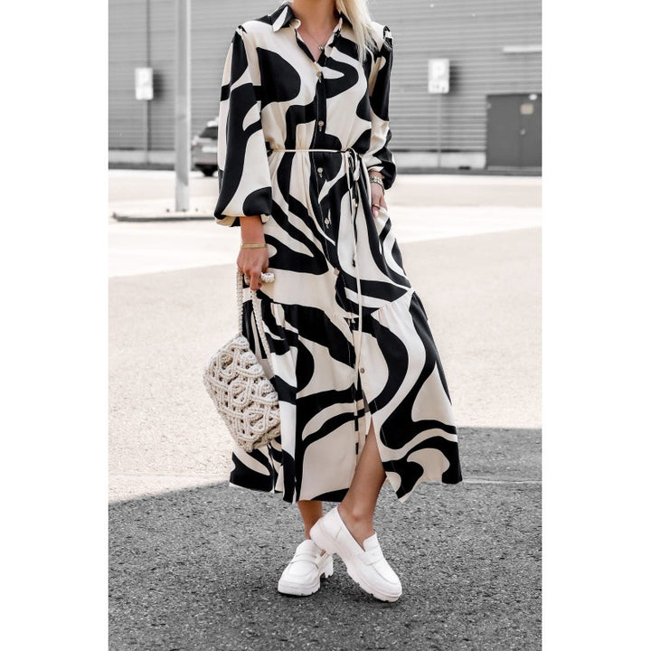Lune London Abstract Maxi Dress for Women