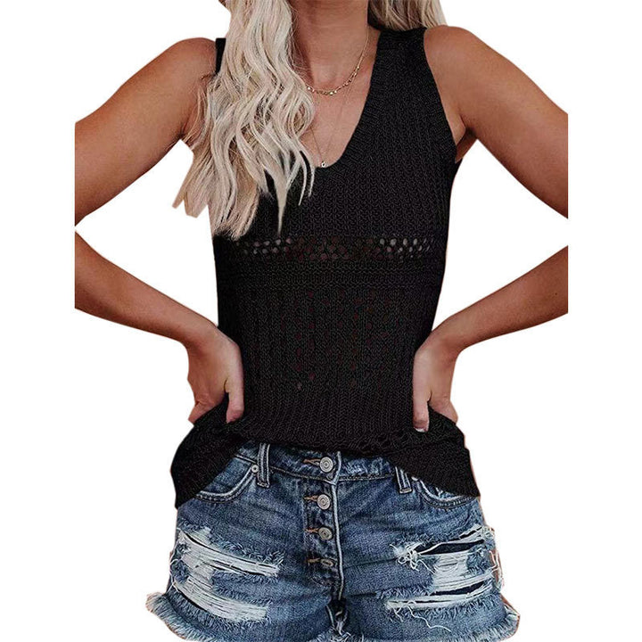 Women's knit top with a versatile diamond pattern Lune London