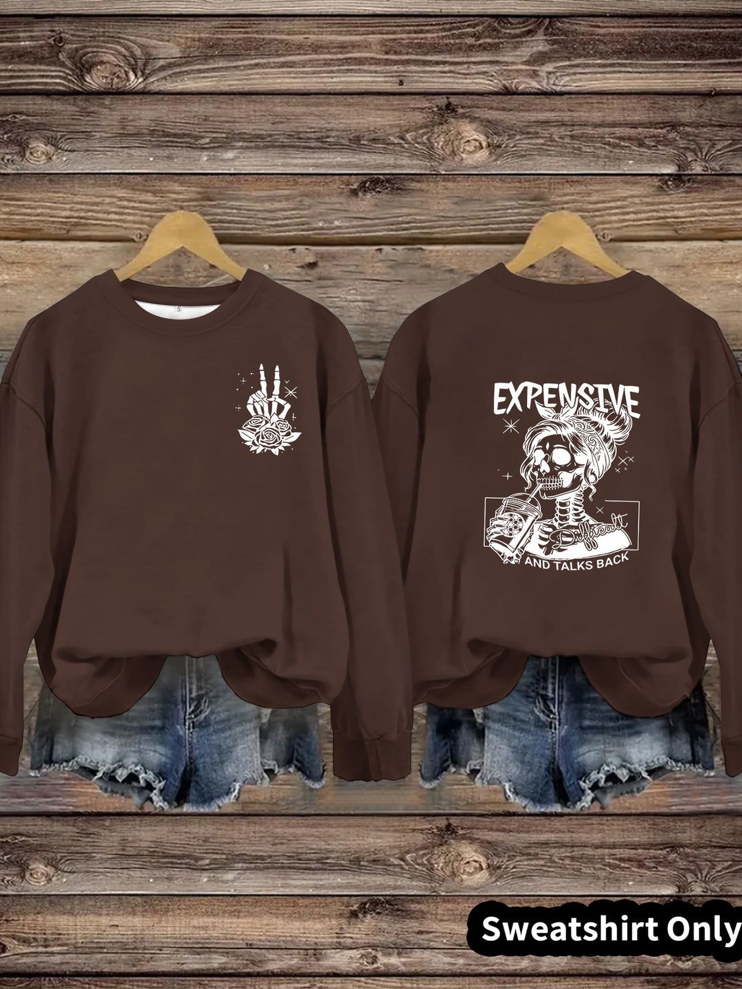 Sweatshirt femme avec design créatif et coupe décontractée Chic & Stil