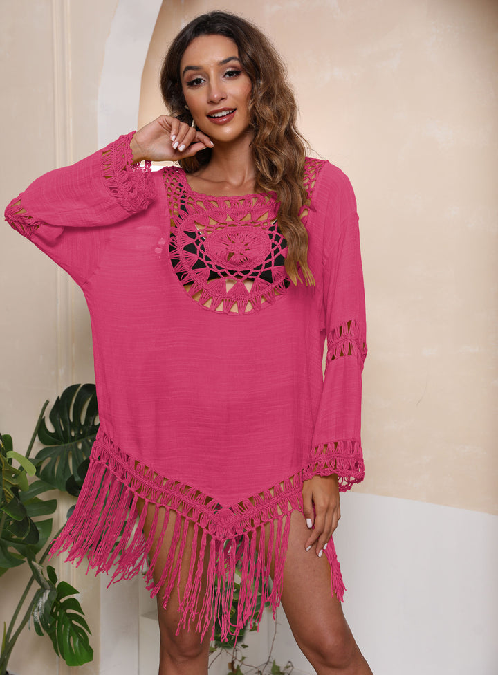 Ladies Fringe Detail Wrap Lune London