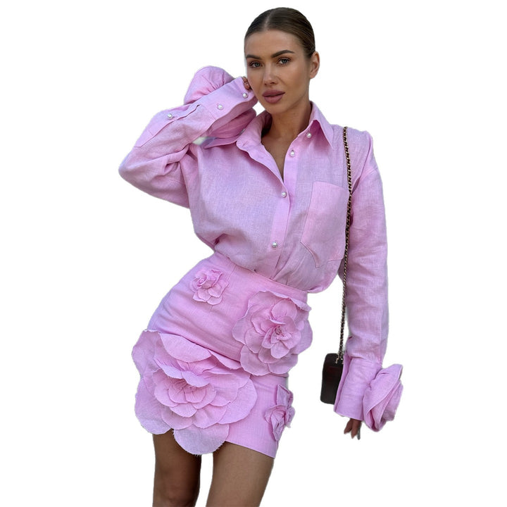 Ladies blouse with extravagant puff sleeves Lune London