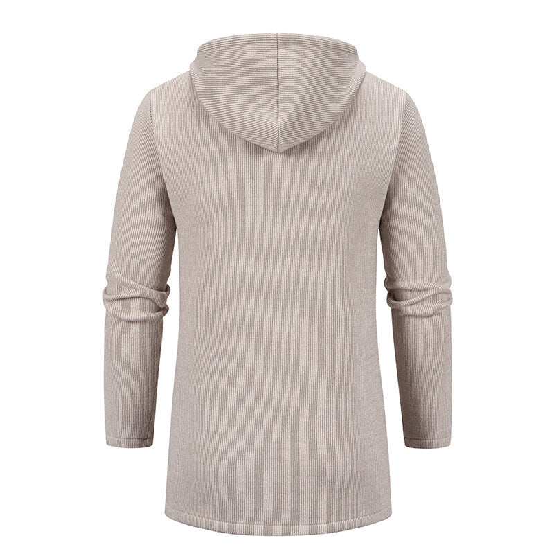 Men's urban jumpsuit in stylish hooded jacket with chic zipper Lune London