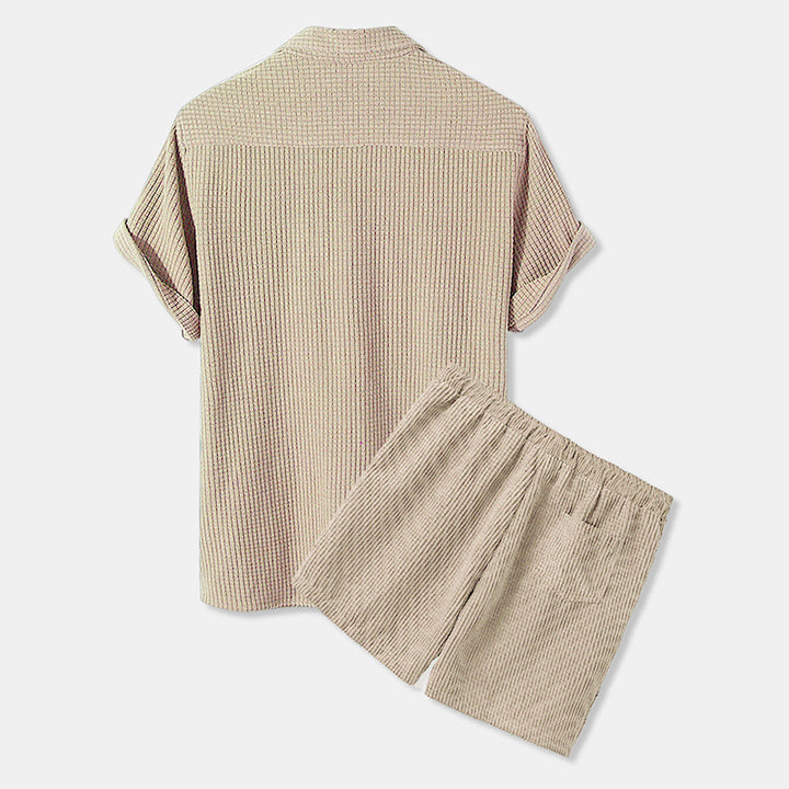 Sun pajama set for women with short t-shirt and Lune London pants