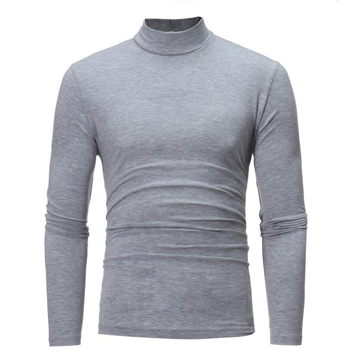 Long sleeve t-shirt for men with high collar and flattering cut Lune London