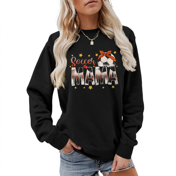 Sweatshirt pour femmes avec imprimé accrocheur "Soccer Mama" et coupe confortable Chic & Stil