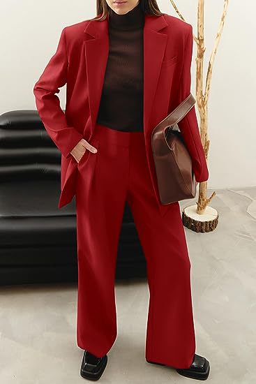 Women Elegant and Comfortable Blazer Set Chic Und Stil
