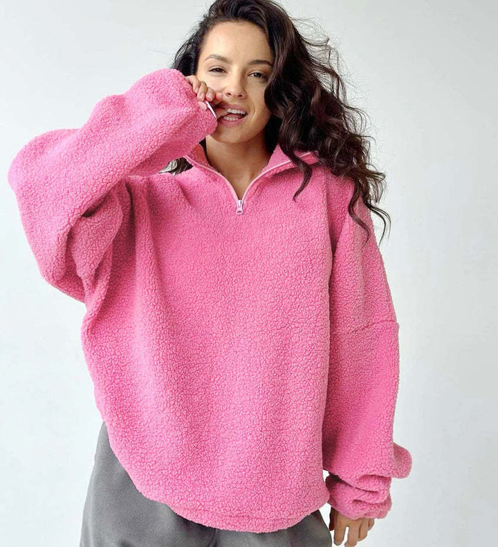 Casual fleece pullover for women Lune London