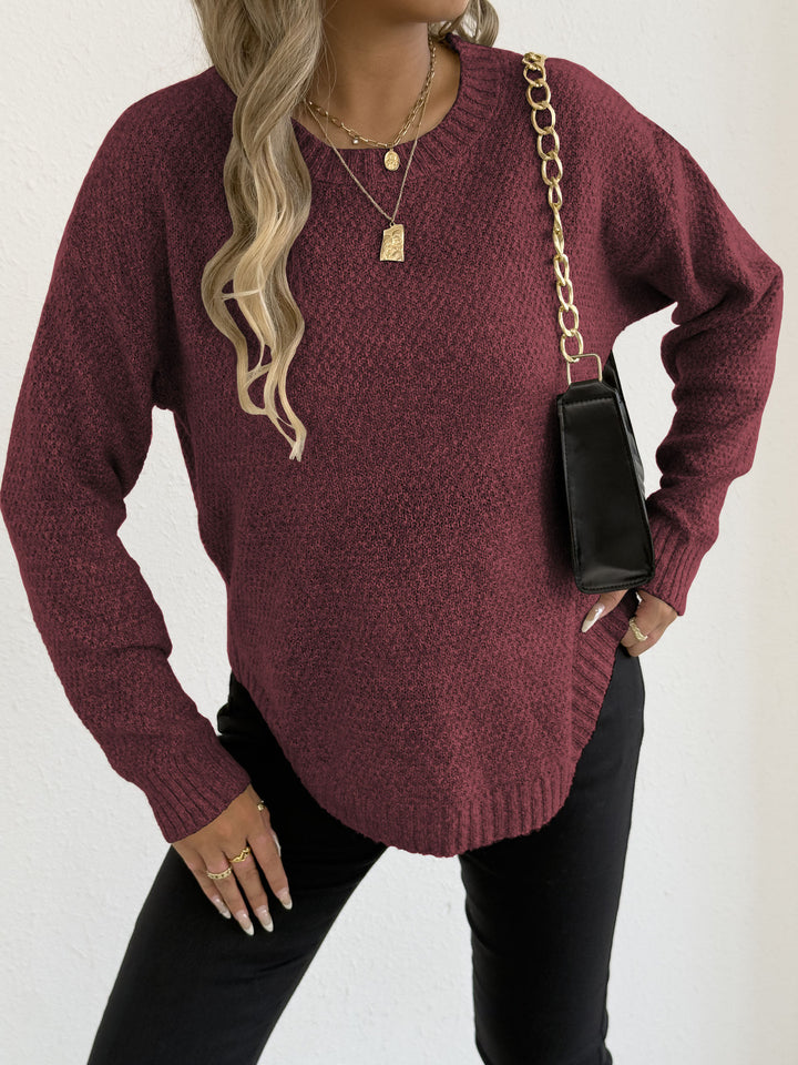 Casual knit sweater for women with high-quality structured pattern Lune London