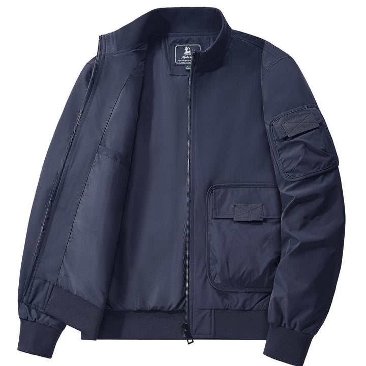 Trendy bomber jacket for men with functional pockets Lune London
