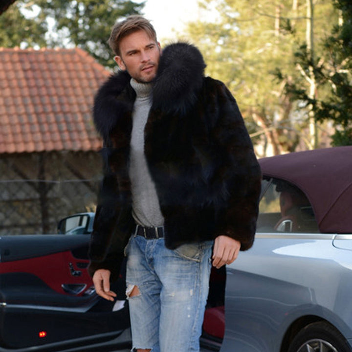 Lune London Men's Faux Fur Jacket