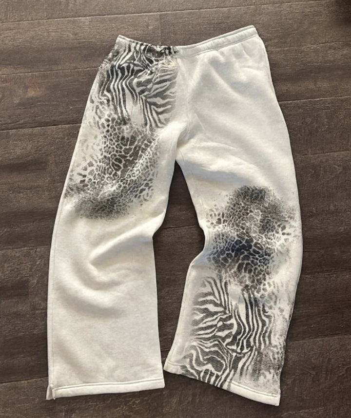 Pantalons de loisirs pour femmes avec motif animal créatif Chic & Stil
