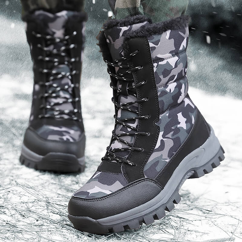 Winter boots for women lined with an insulating inner lining and a non-slip molded sole Lune London