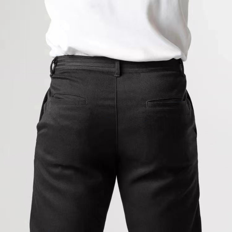Fashion chinos pants for men with elastic waistband and practical pockets Lune London