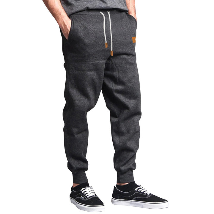 Comfortable jogger pants for men with elastic waistband and practical cut Lune London