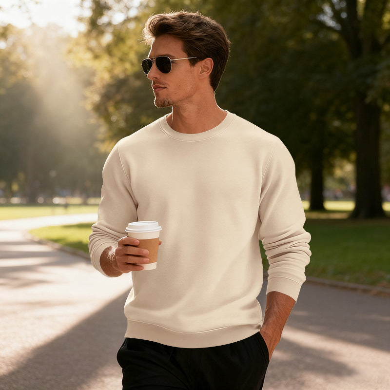Men's casual sweatshirt with modern cut and comfortable cotton blend Chic and style