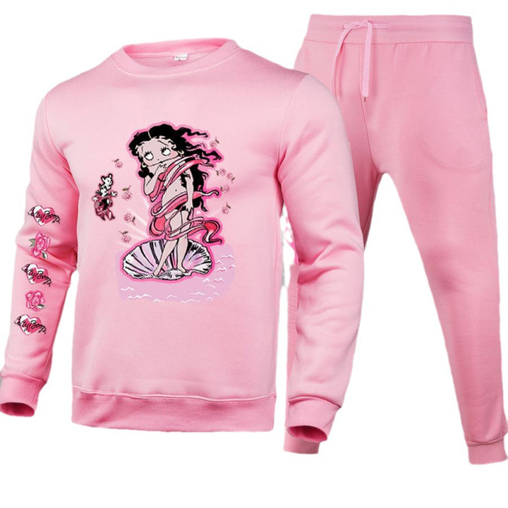 Women’s sweat outfit with a playful cartoon design Lune London