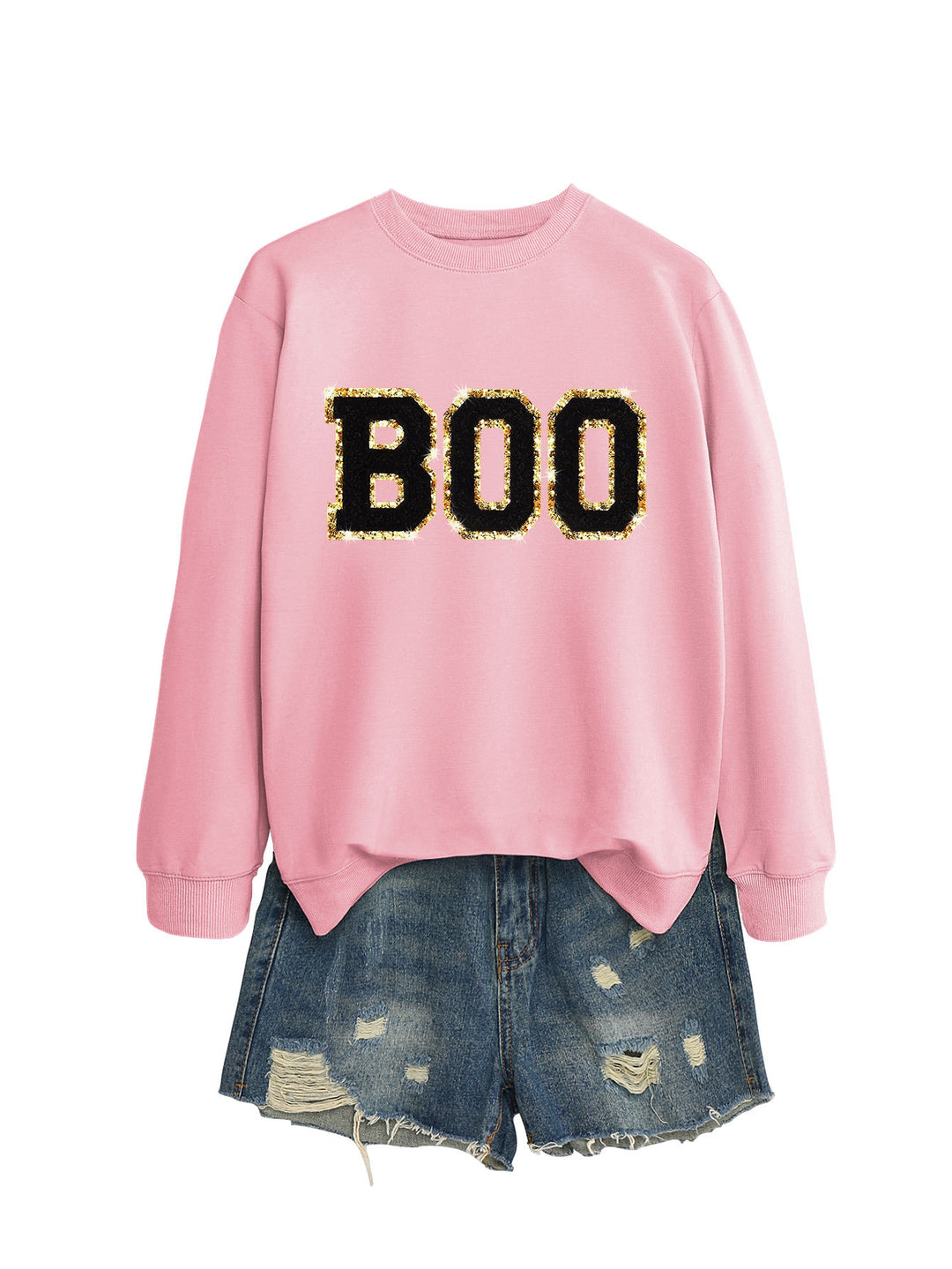 Sweat-shirt femme avec impression scintillante Chic & Stil
