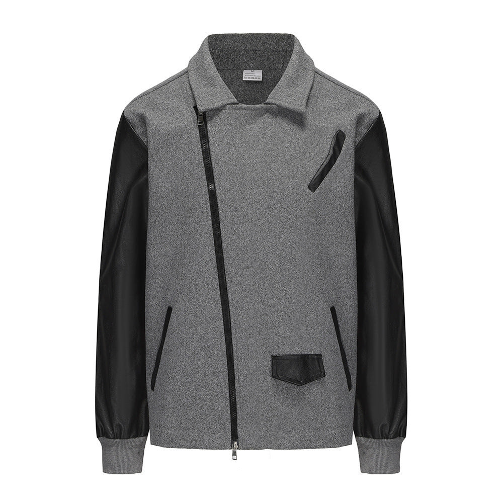 Casual designer jacket for men with contrasting sleeves and practical pockets Lune London