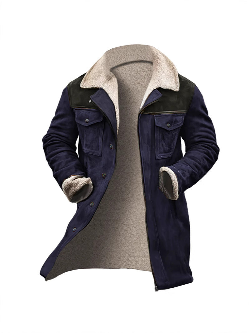 First-class suede jacket for men with teddy lining Lune London