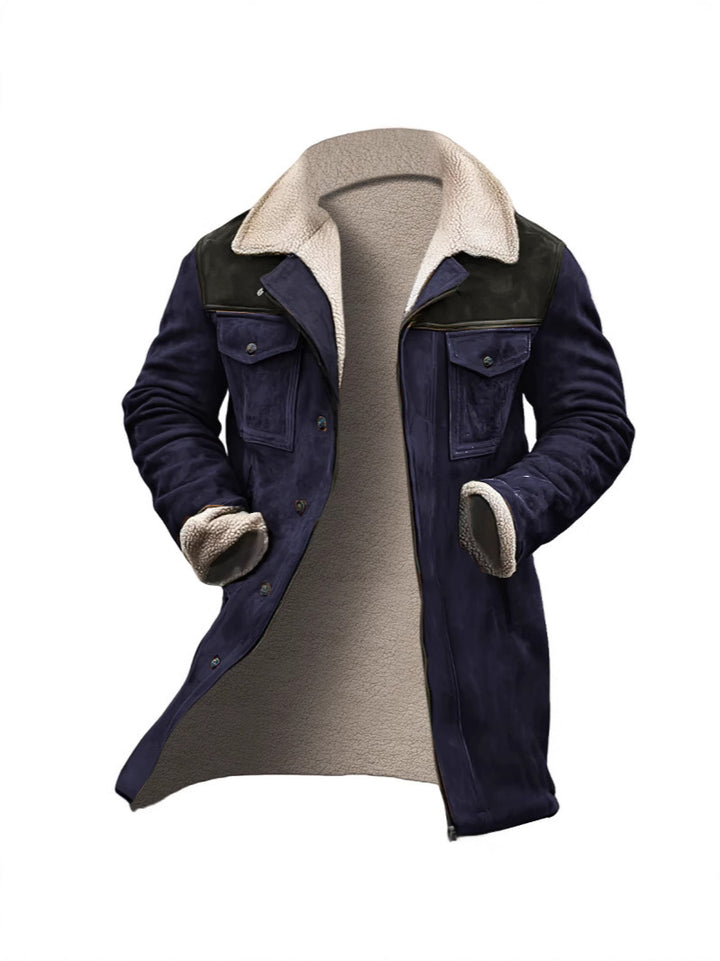 First-class suede jacket for men with teddy lining Lune London
