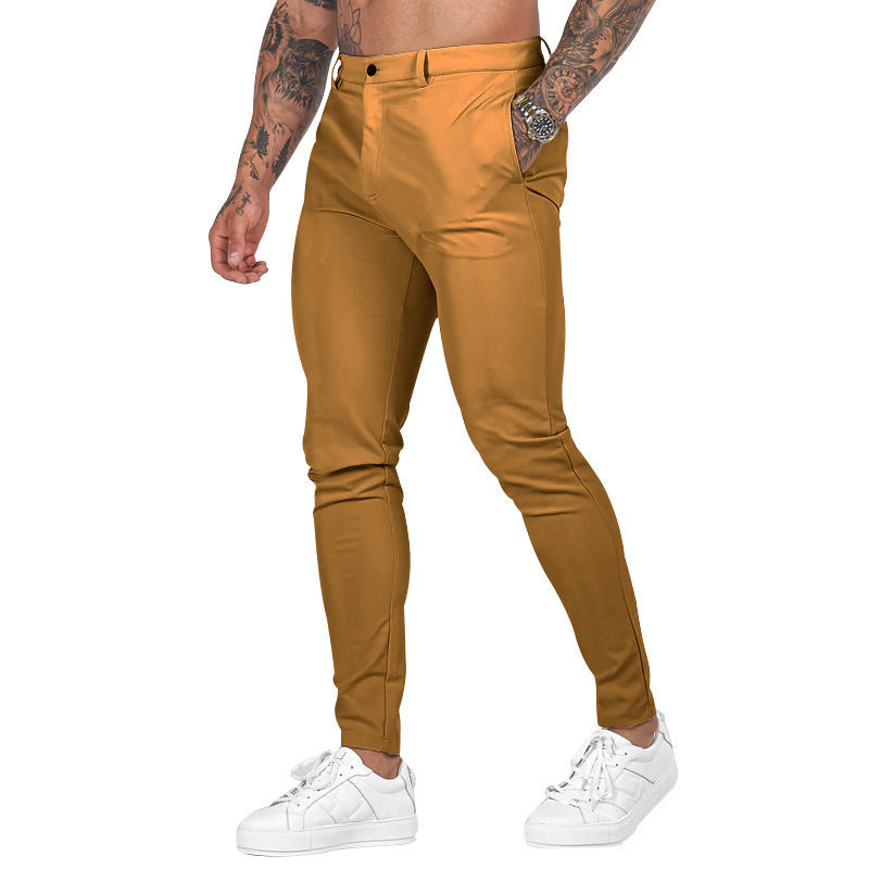 Slim-fit chinos for men from Lune London