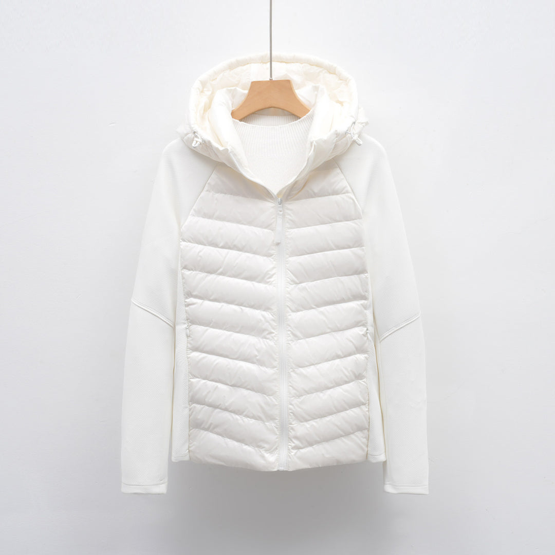 Ladies versatile hybrid jacket with hood Lune London