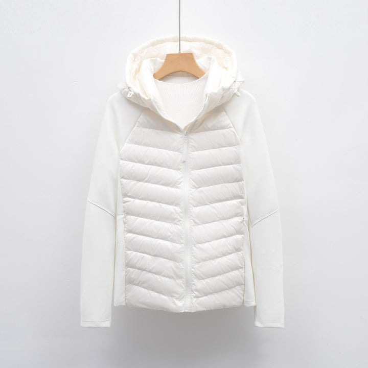 Ladies versatile hybrid jacket with hood Lune London