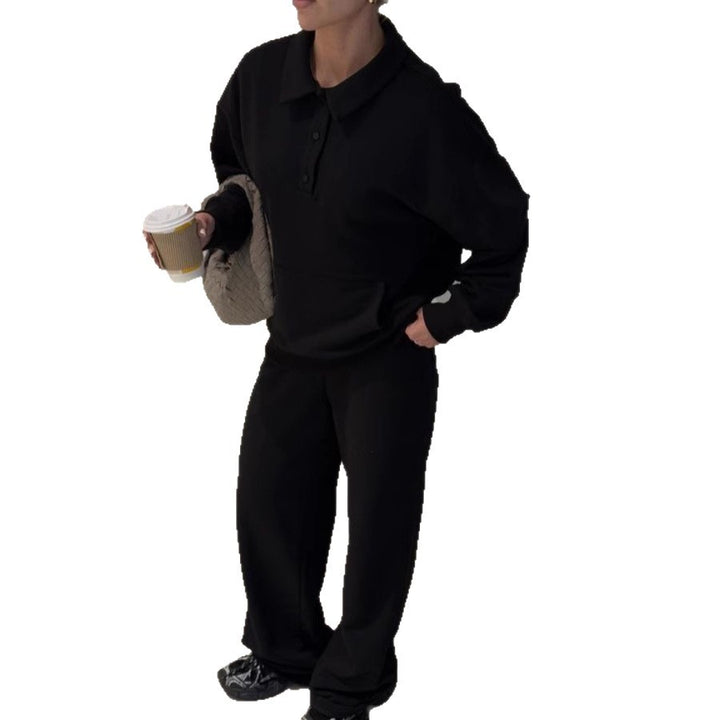 Ladies Cozy Hoodie Set with Elastic Pants and Handy Pockets Heidi Fashion