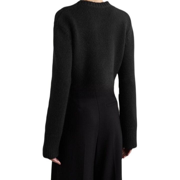 Cardigan court en tricot pour femmes avec des boutons Chic & Stil