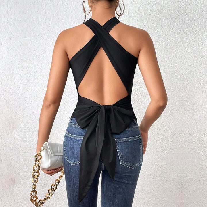 Body for women with an elegant crossed neckline and a fitted silhouette Chic & Stil