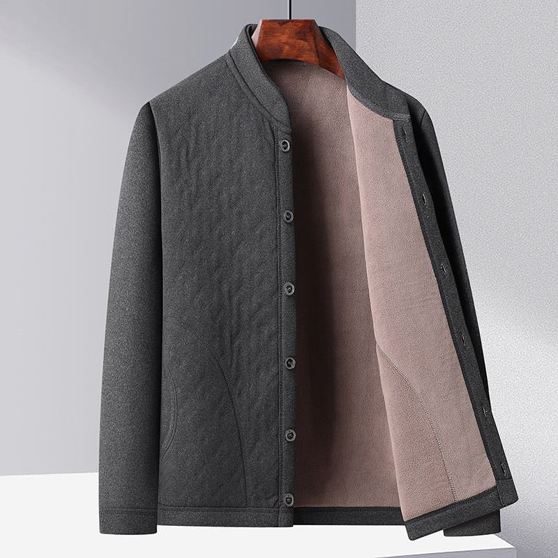 Veste matelassée tendance pour homme avec col étroit Lune London