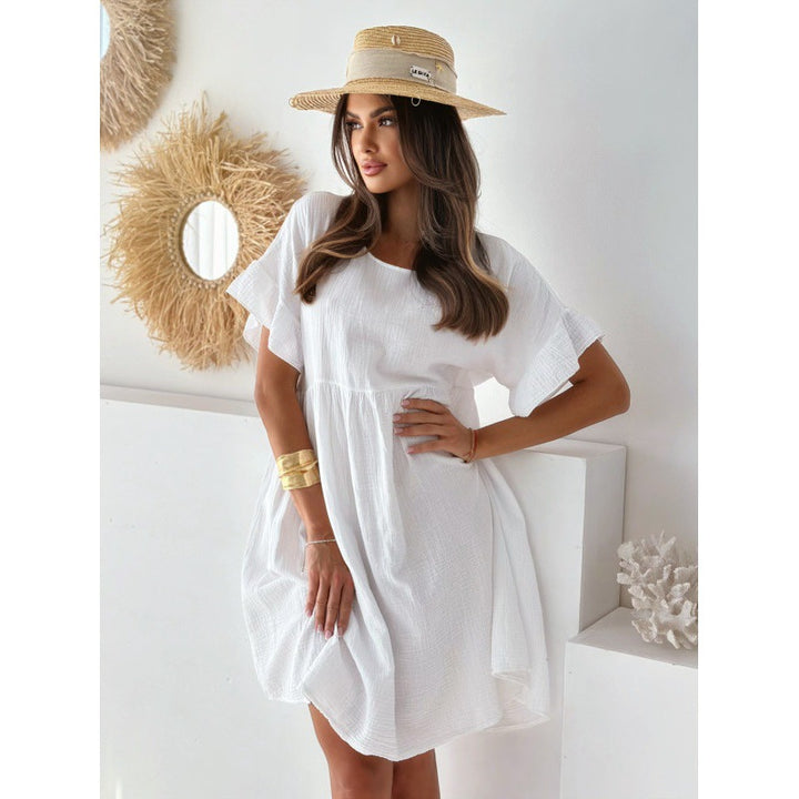 Lune London Short Summer Dress with Short Sleeves for Ladies