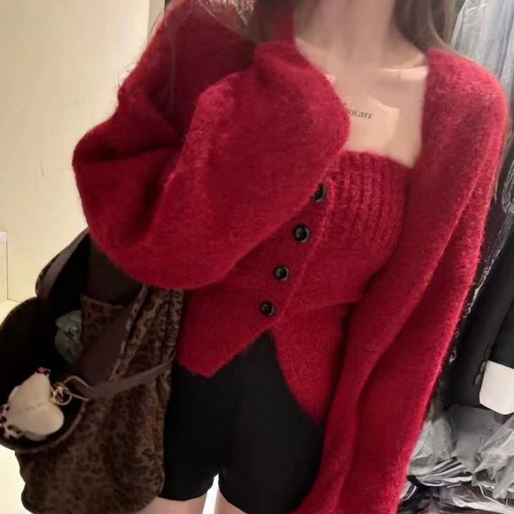 Gilet pour femmes avec détails de boutons et coupe ample Chic & Stil