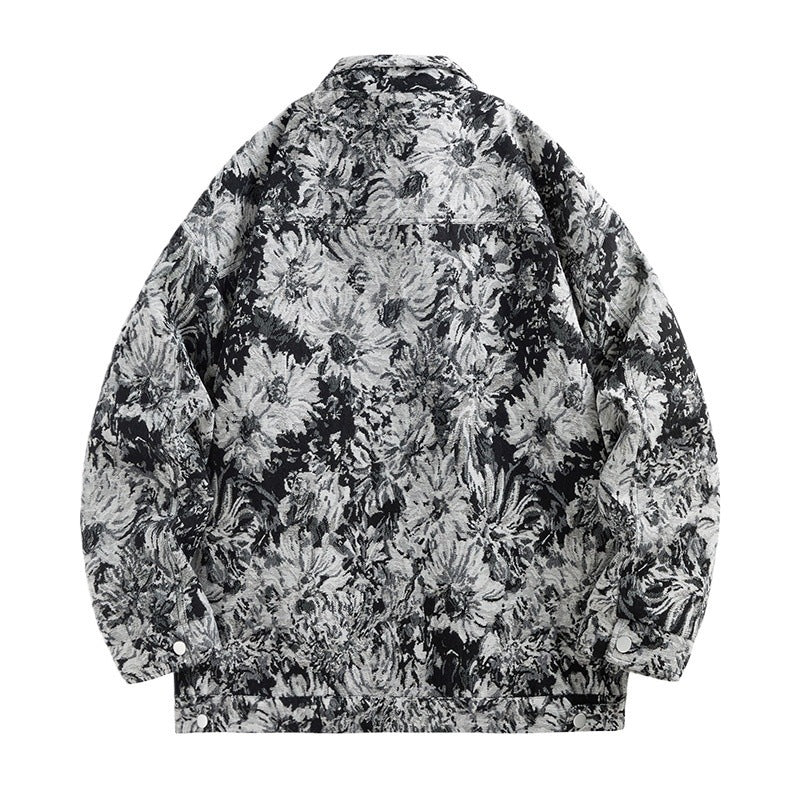 Lune London floral pattern women's bomber jacket
