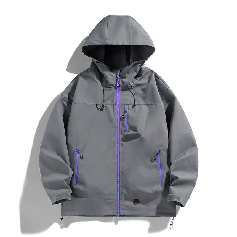 Functional jacket for men with breathable materials and practical design Lune London