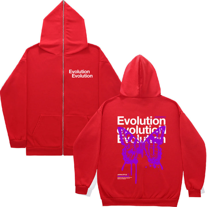 Hooded jacket for women with a catchy graphic design Lune London