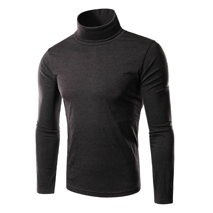 Elegant turtleneck sweater for men in comfortable stretch material Lune London