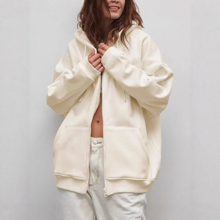 Sweat à capuche femme confortable avec une coupe extra large et un confort optimal Chic & Stil