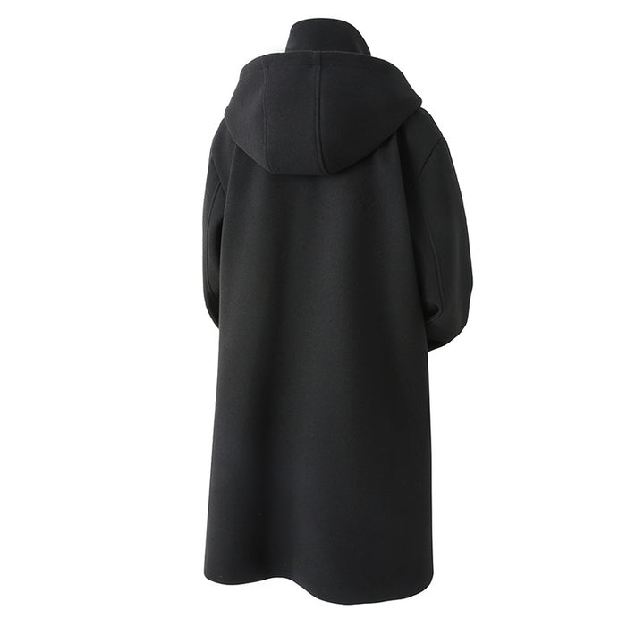 Women transition jacket with hood and structured design Lune London