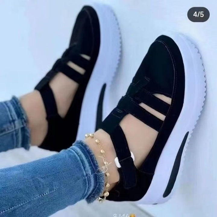 Chic and Style Elegant Slip-On Sneakers for Women with Ergonomic Strap System