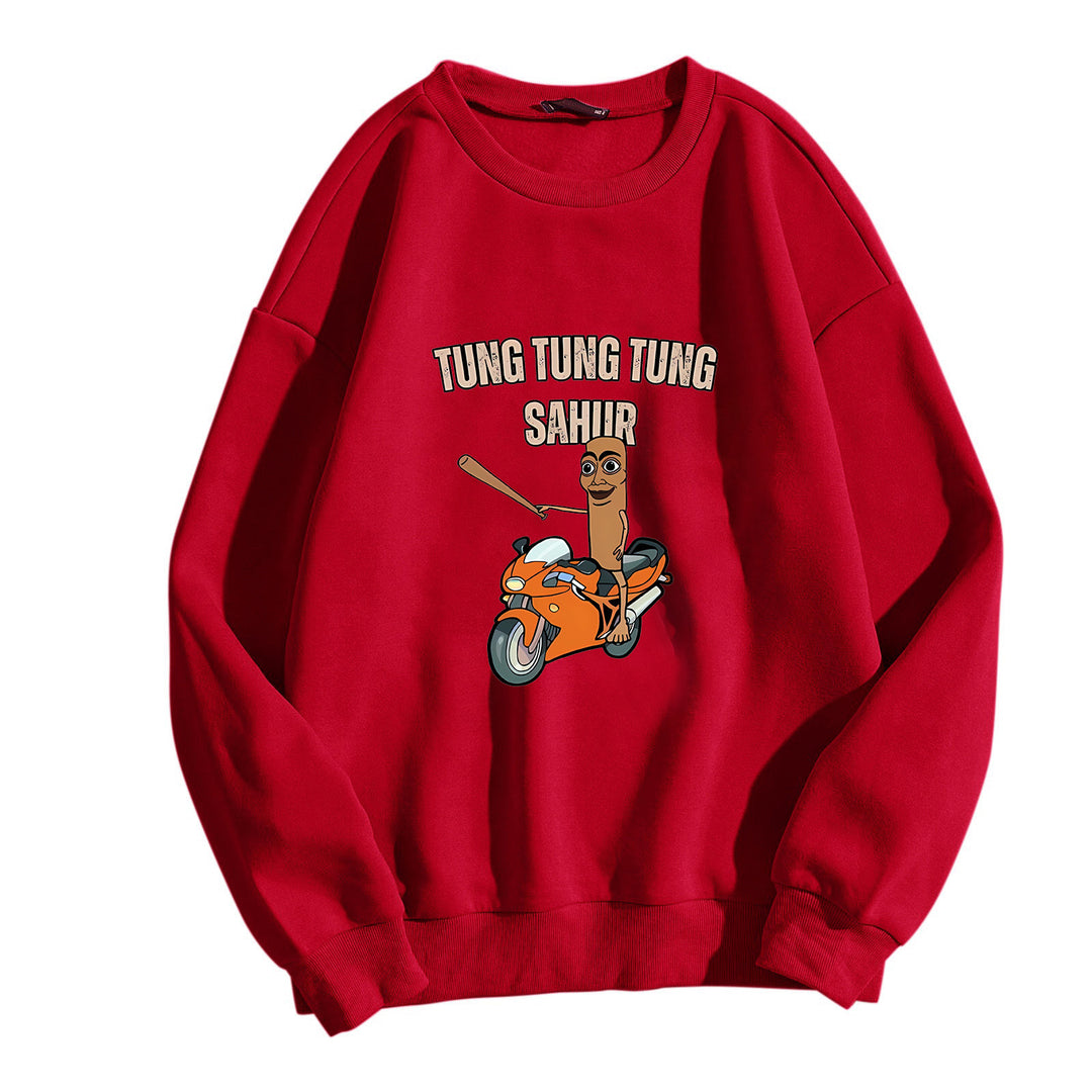 Women's casual sweatshirt with funny graphic design Chic & Stil