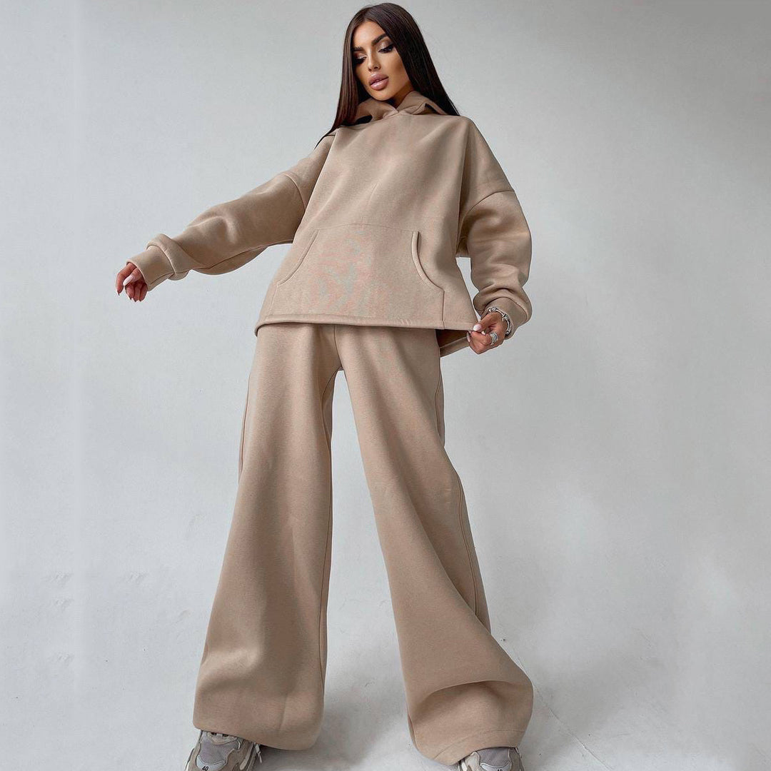Oversized comfortable hoodie set and loose jogger pants Lune London